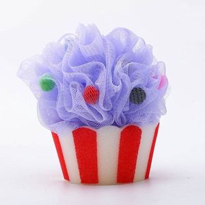 3 Stuks Scrub Sponzen – IJsbakjes Wit, Paars, Roze – Exfoliate Bad & Douche – Spons Scrub – Exfoliëren