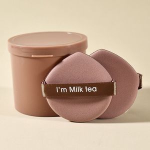 7 Stuks Make-up Sponsjes Druppelvorm – Milk Tea – 5.5*6 cm – Poeder, Foundation, BB Cream