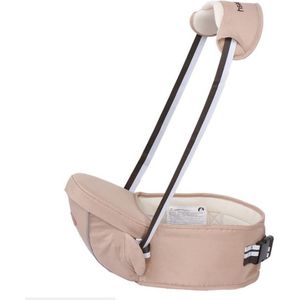 Baby Heupdrager met Schouderband – Beige – Heupsteun voor Baby en Peuter – Draagtas tegen Rugklachten – Kind Hip Seat Carrier