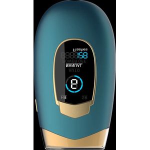 TechU™ Laser Ontharingsapparaat – Hair Removal IPL – 6 Standen – 550-1200nm golflengte – Automatisch & Handmatig te bedienen – Groen