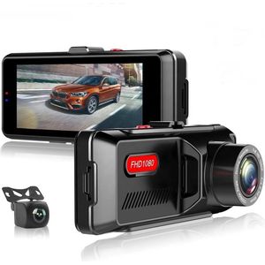 TechU™ Dashcam Dual Camera – M05 – 3.16 inch Full HD Scherm – Dashboardcamera – Nachtvisie – Loop Recording – Bewegingssensor – G-sensor – Parkeer Monitor – Incl. Achteruitrijcamera - voor auto