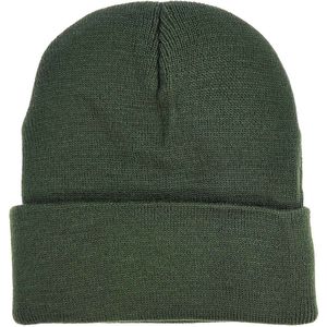 Muts met Rand - Beanie - Acryl - One Size - Groen