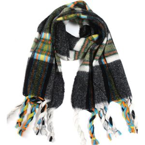 Warme Sjaal - Geruit - 180x50 cm - Multicolor