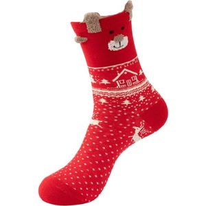 Cadeautip Sokken beren rood bruin 35-42