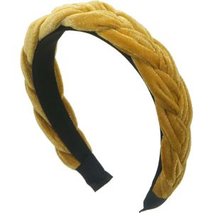 Haarband Gevlochten - Diadeem - 3 cm - Goudkleurig