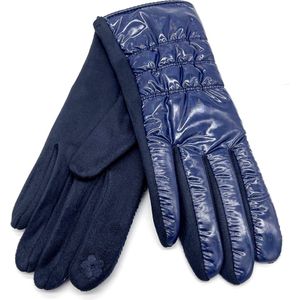 Handschoenen Shiny - Dames - One Size - Touchscreen Tip - Blauw