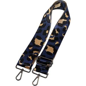 Schouderband voor Tas - Draagband - 5 cm - Camouflage Blauw