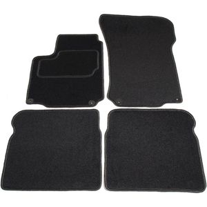 Automatten op maat - zwart stof - geschikt voor Seat Leon 1M 1999-2005