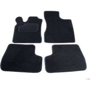 Automatten op maat - zwart stof - geschikt voor Renault Twingo 1 1993-2007