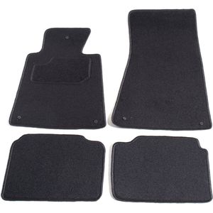 Automatten op maat - zwart stof - geschikt voor BMW 5-serie E34 1988-1995