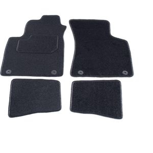 Automatten op maat - zwart stof - geschikt voor Audi TT 8N 1998-2006