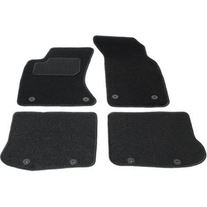 Automatten op maat - zwart stof - geschikt voor Audi A4 8D B5 1999-2000
