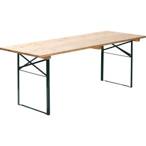 Biertafel - 220x50cm - 28mm Blad - Gelakt - VEBA 30050
