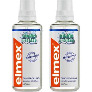 Elmex Junior Kind Mondwater Mondspoeling Tandspoeling Voordeel set 2 Pack