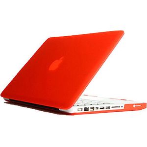 Macbook case van By Qubix - Rood - Pro 13 inch RETINA - Alleen geschikt voor de MacBook Pro Retina 13 inch (Model nummer: A1425 / A1502) - Hoge kwaliteit macbook cover!