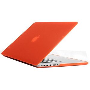 By Qubix MacBook Pro Retina 15 inch cover - Oranje