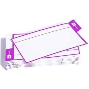 Taak Kaarten scrum kanban - nanocups voor glas - paars