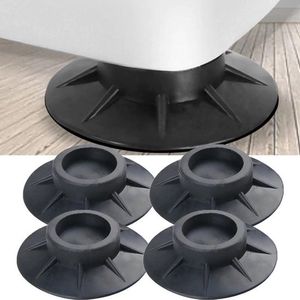 Trillingsdempers Voetjes Voor Wasmachine & Droger - Anti Trilling / Vibratie Dempers Pads Verhoger - Antislip Rubber Pootjes Extra Dik - Schokdempers - Set Van 4 Stuks