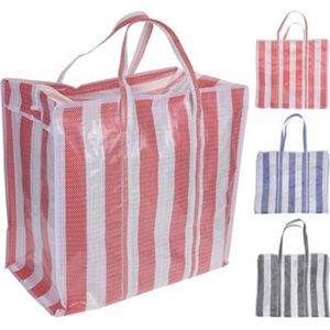Strandtas Gestreept 55 x 55 x 30 cm