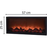 Homestyle - Led Openhaard - 57x25 cm - Elektrische Haard