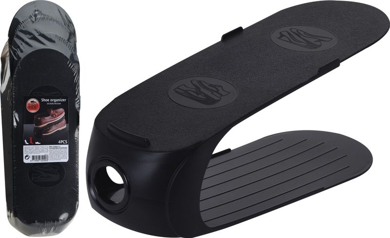 Schoenen Organizer Zwart - 4 Stuks