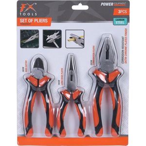 FX Tools Tangenset - zijkniptang - platbektang - combinatietang