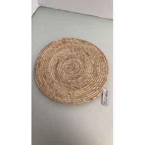 Secret de Gourmet Placemat rond riet set van 2 - Dia 35 cm