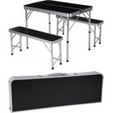 Generic Inklapbare Campingtafel met 2 banken - 90 x 60 x 70cm