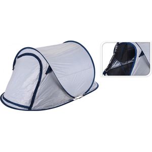 Redcliffs 2 Persoons Pop Up Tent Uv Beschermd - Wit/ Blauw - 2 Persoons