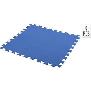 Free And Easy | Zwembadtegels van 9 stuks - 2,25m² - 50 x 50 x 0,4 cm - Blauw