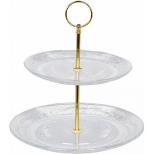 Excellent Houseware etagere glas 24 cm