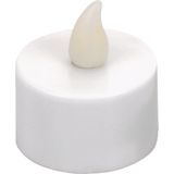 Ambiance light - LED Waxinelichtjes - Wit - Kunststof - 24 Stuks