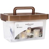 Ambiance light - LED Waxinelichtjes - Wit - Kunststof - 24 Stuks