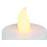 Ambiance light - LED Waxinelichtjes - Wit - Kunststof - 24 Stuks
