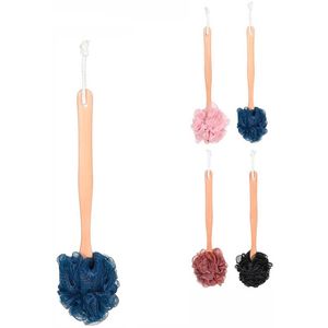 Eleganza Badspons met Houten Handvat - Zwart