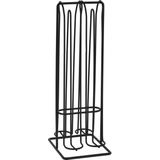 Koffie cuphouder/dispenser zwart 32 cups - Koffiecups houder/standaard - Metalen cuphouder