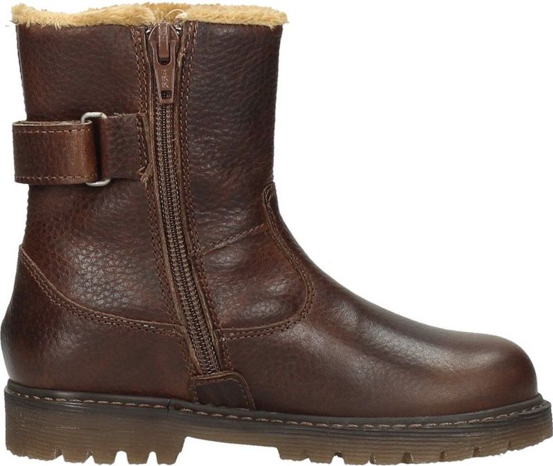 Develab - 41965 - Laars - Cognac Grained - Leer - Rits Sluiting