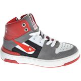 Red Rag - 13611 - Sneakers - Grijs - Leer/Nubuck - Rubber Zool