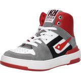 Red Rag - 13611 - Sneakers - Grijs - Leer/Nubuck - Rubber Zool