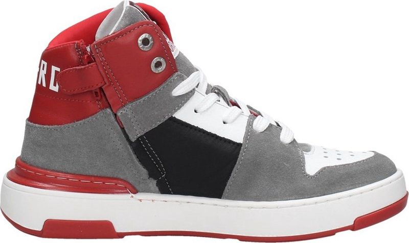 Red Rag - 13611 - Sneakers - Grijs - Leer/Nubuck - Rubber Zool
