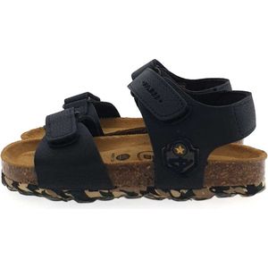 Develab 48275 leren sandalen zwart