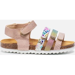 Develab Slimfit Sandalen roze Leer - Maat 34