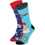 Apollo - Foute Kerstsokken - 2-Pack - Santa Claus / Tools - 75% Katoen