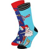 Apollo - Foute Kerstsokken - 2-Pack - Santa Claus / Tools - 75% Katoen