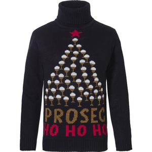 Apollo - Dames Kersttrui - Zwart - Coltrui - Ho Ho Ho