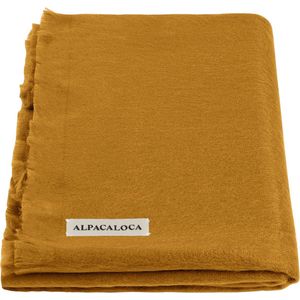 Alpaca Loca S Ocher H Sjaal, Geel, One Size, geel, Eén Maat