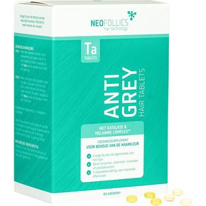 Neofollics - Anti Grey Hair Tablets - 60 Stuks - Natuurlijke Voedingssupplementen