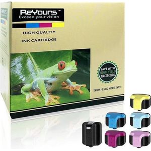 ReYours® Compatible HP 363 Alternatief Inktcartridge 6-pack