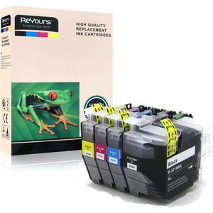 ReYours inkt cartridges voor Brother LC3219 / LC-3219XL | Multipack van 4 inktcartridges voor Brother MFC-J5330DW, J5730DW, J5930DW, J6530DW, J6535DW, J6930DW, J6935DW