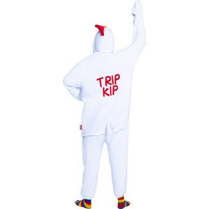 Kippen onesie - dieren onesie - verkleedkleding - carnavalskleding - Carnaval kostuum - dames - heren ��– volwassenen – Trip kip - maat M/L